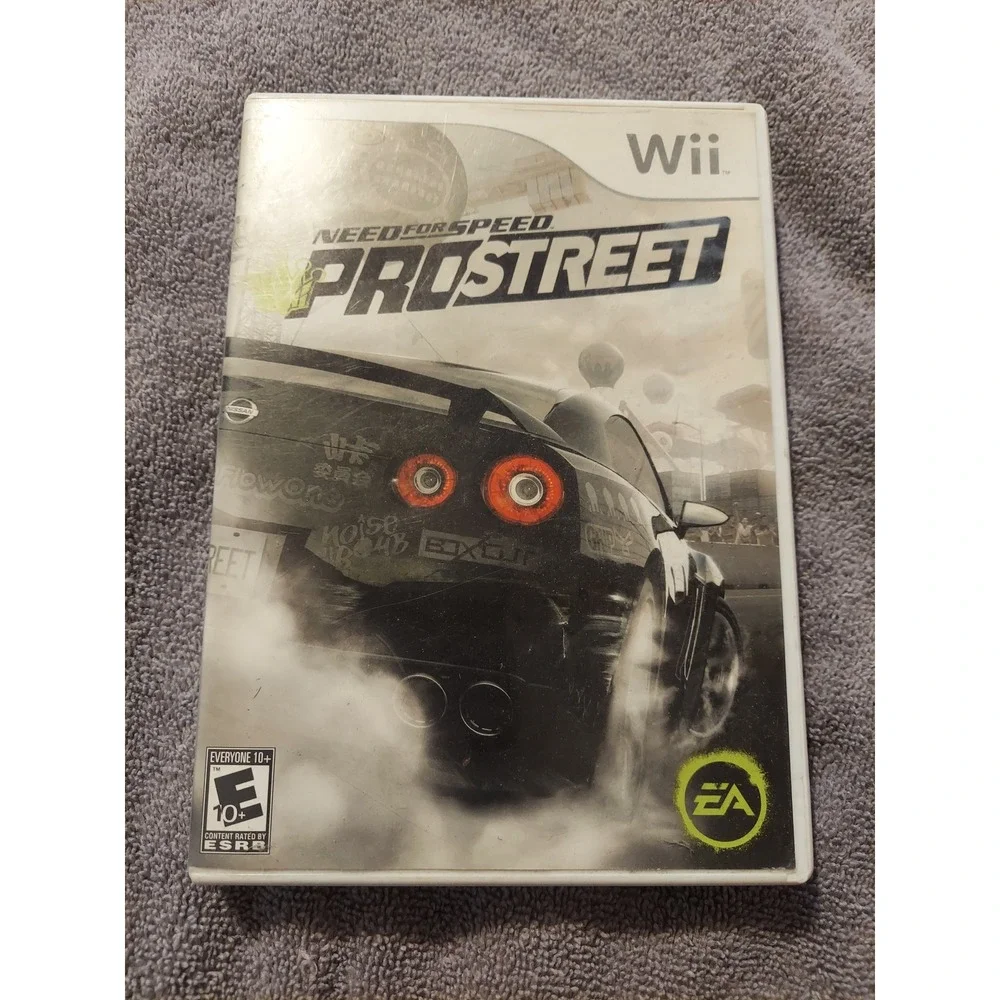 Need‎ For Speed ProStreet Nintendo Wii Game Complete Racing EA Sports